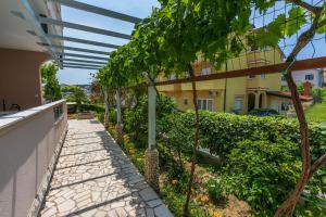 Zahrada ubytování Apartments Anica