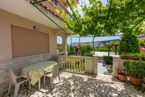 Balkón nebo terasa v ubytování Apartments Anica