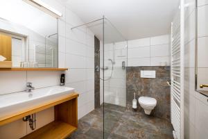 Koupelna v ubytování Haus am Hammerrain