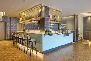 Area lounge atau bar di Postboutique Hotel Wuppertal