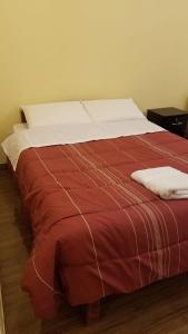 Krevet ili kreveti u jedinici u okviru objekta Las Palmeras Eco Hostel