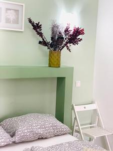 Postel nebo postele na pokoji v ubytování Villa DA