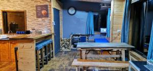 Kuchyň nebo kuchyňský kout v ubytování Casa de campo Jaulares
