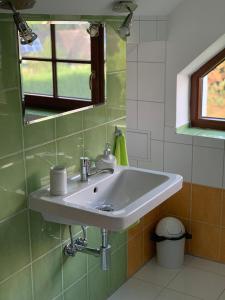 Ванна кімната в Ubytování U MAXÍKA