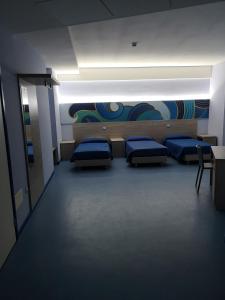A seating area at Hotel Clodi