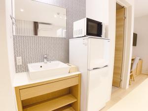 Koupelna v ubytování HOTEL CLA-SS HIROSHIMA-TOKAICHI