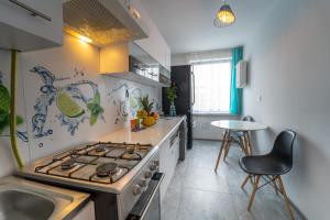 Kuchyňa alebo kuchynka v ubytovaní Apartament Nero
