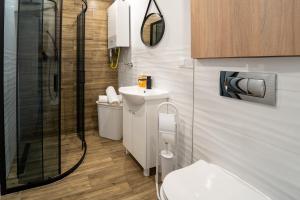 Kúpeľňa v ubytovaní Apartament Nero