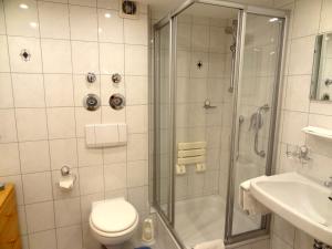 Koupelna v ubytování Ferienwohnung Vier Jahreszeiten
