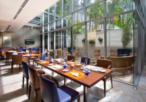 Restaurace v ubytování Global Hotel Panama