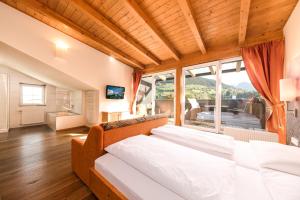 Katil atau katil-katil dalam bilik di Hotel Bräurup