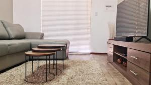 Χώρος καθιστικού στο Platinum Apartment
