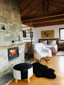A bed or beds in a room at Rodope Nook Guest house