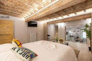 TV a/nebo společenská místnost v ubytování Geppi's Apartments