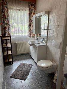 A bathroom at Waldruhe Appartements