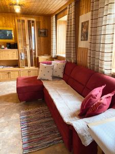 A seating area at Waldruhe Appartements