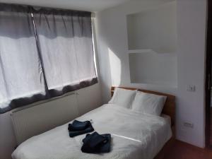Postel nebo postele na pokoji v ubytování Magurele Forest