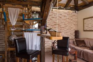 Posezení v ubytování Holiday Home Lazuština Paradise