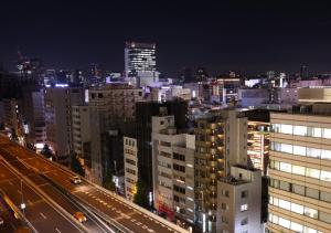 Nespecifikovaný výhled na destinaci Tokio nebo výhled na město při pohledu z hotelu