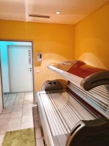 Letto o letti in una camera di Berghof Mitterberg