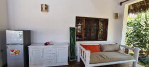 Χώρος καθιστικού στο Lion Garden Villas