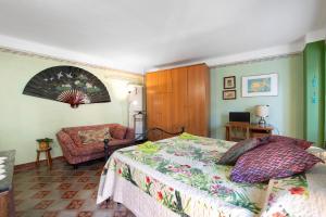 Ένα ή περισσότερα κρεβάτια σε δωμάτιο στο Il Mulino di Marina - Lake Como