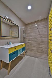 Koupelna v ubytování Hotel Pod Bránou