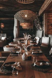Posezení v ubytování Jufenalm BOHO Hotel & Restaurant