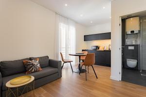 Kuchyň nebo kuchyňský kout v ubytování Apartmani Benzon