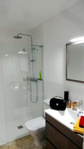 A bathroom at Canta el viento
