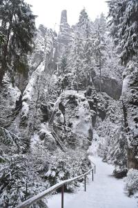 Penzion Čtyřlístek v zimě