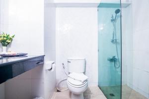 Koupelna v ubytování Sea Breeze Jomtien Resort