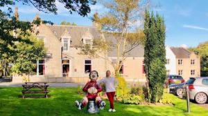 Zahrada ubytování Pinehurst Lodge Hotel -Dyce, Aberdeen