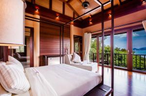 Кровать или кровати в номере Villa Lydia, Koh Yao Noi