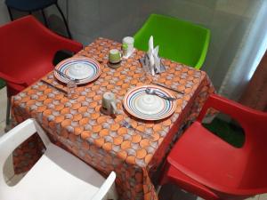 En restaurant eller et andet spisested på Campafela Guest House