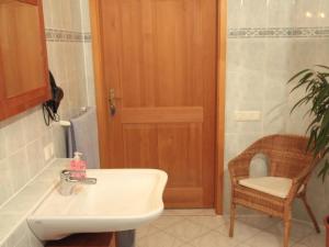 Koupelna v ubytování Ferienwohnung Kreuz + 12 fotografií