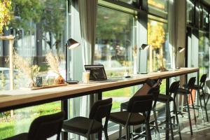 مطعم أو مكان آخر لتناول الطعام في Holiday Inn - the niu, Kettle Stuttgart Vaihingen by IHG