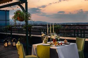 A balcony or terrace at Grand Hotel Sofia