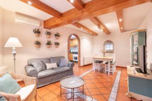 Χώρος καθιστικού στο Casa Rural Verde Salvia