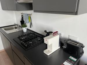 Kuchyňa alebo kuchynka v ubytovaní Residence Neverin Trieste