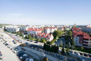 Udsigt til Rzeszów eller udsigt til byen taget fra lejligheden