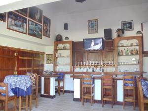Lounge nebo bar v ubytování Game Fish Lodge