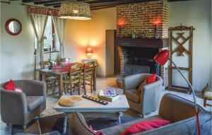 Χώρος καθιστικού στο Two-Bedroom Holiday Home In Romery