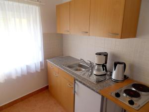 Kuchyň nebo kuchyňský kout v ubytování Apartments Petricevic 2