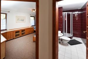 A bathroom at Wellness Vila Astra Még 37 kép