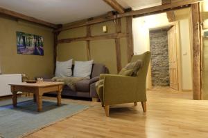 Posezení v ubytování Haus An der Rur - 5 Apartments mitten in Monschau
