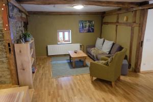 Posezení v ubytování Haus An der Rur - 5 Apartments mitten in Monschau
