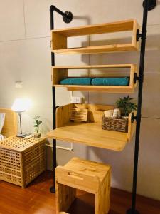 Posezení v ubytování Sinnan12 Homestay桃園市民宿059號