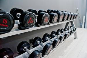 Fitness centrum a/nebo fitness zařízení v ubytování Ambasador Premium
