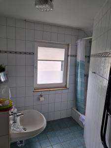Kylpyhuone majoituspaikassa Himmelreich Nahne